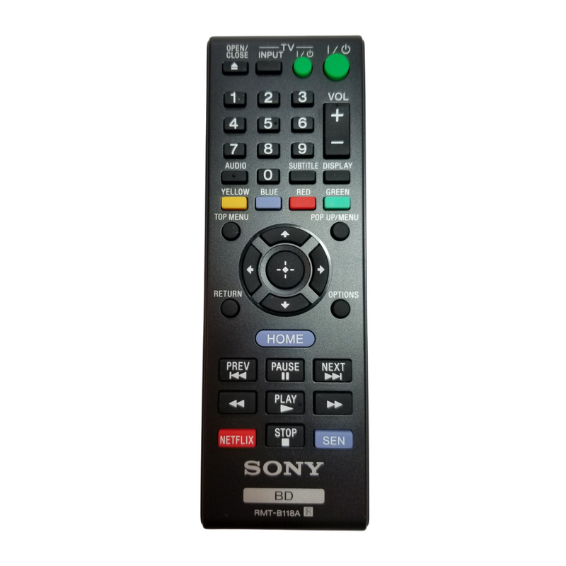 Sony OEM Remote Control RMT-B118A for Sony Blu-Ray Players - Awesome Remote Controls