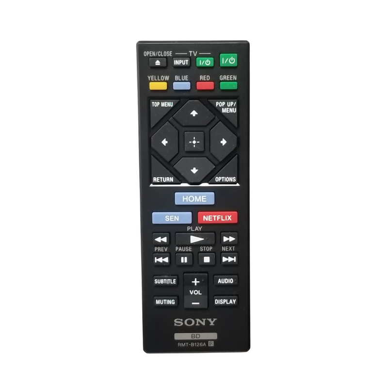 Sony OEM Remote Control RMT-B126A for Sony Blu-Ray Players - Awesome Remote Controls