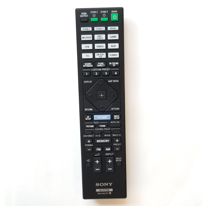 Sony OEM Remote Control RM-AAU217for Sony Audio Receivers