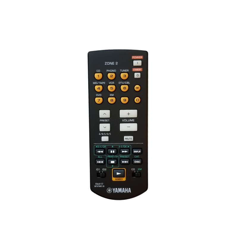 Yamaha OEM Remote Control WF67640, RAX17 for Yamaha Audio Receivers - Awesome Remote Controls