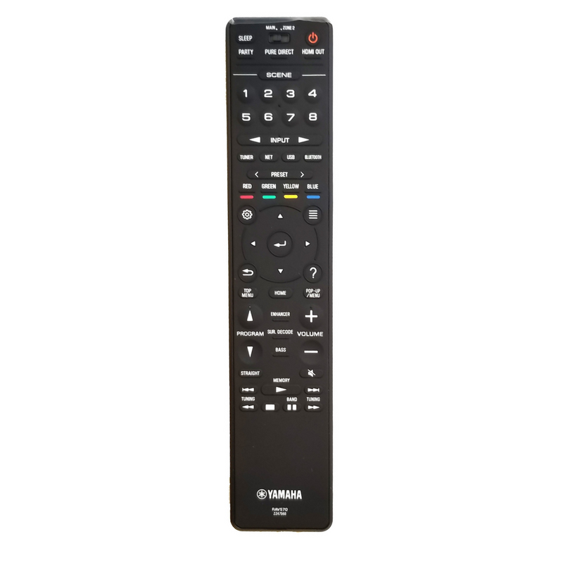 Yamaha OEM Remote Control ZZ475600, RAV570 for Yamaha Audio Receivers - Awesome Remote Controls