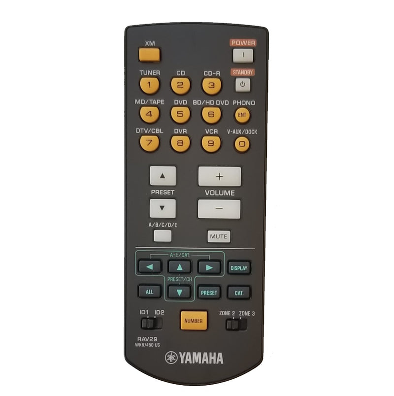 Yamaha OEM Remote Control WK674500 for Yamaha Audio Receivers